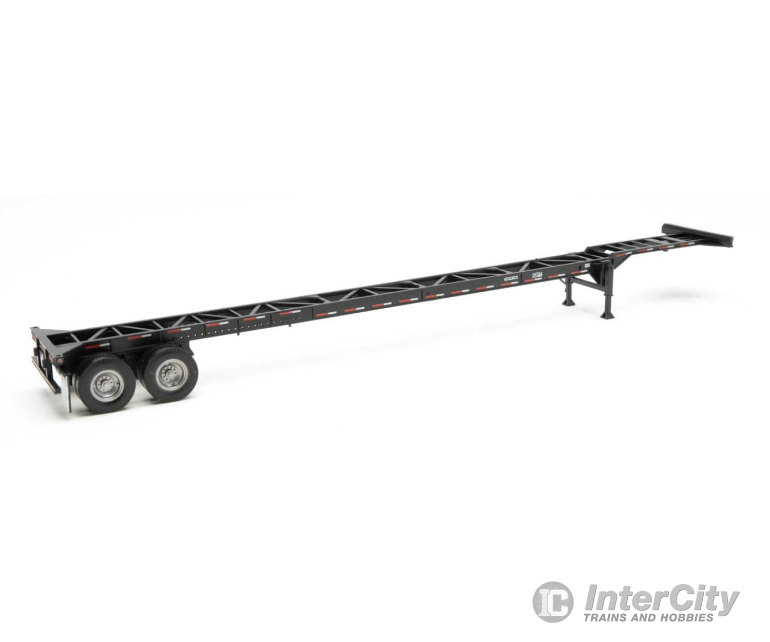 Walthers Scenemaster 4603 53’ Container Chassis (2-Pack) -- Black Freight Loads & Containers