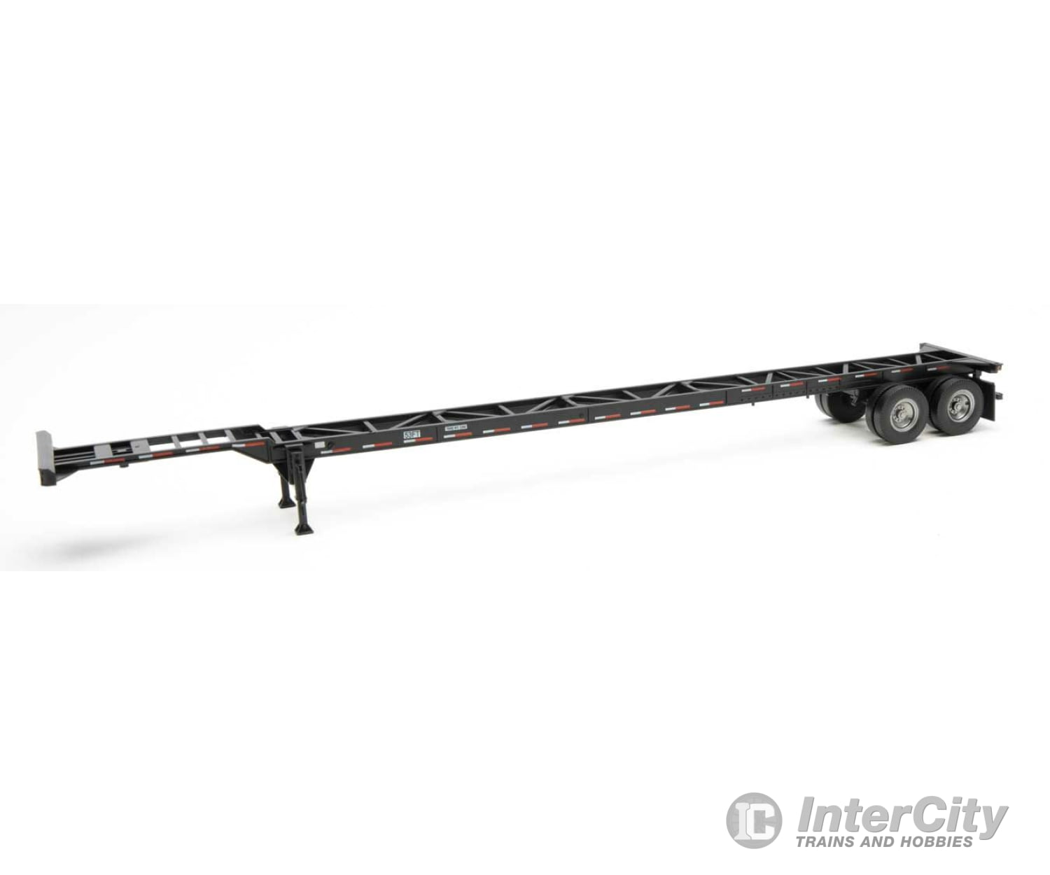 Walthers Scenemaster 4603 53’ Container Chassis (2-Pack) -- Black Freight Loads & Containers