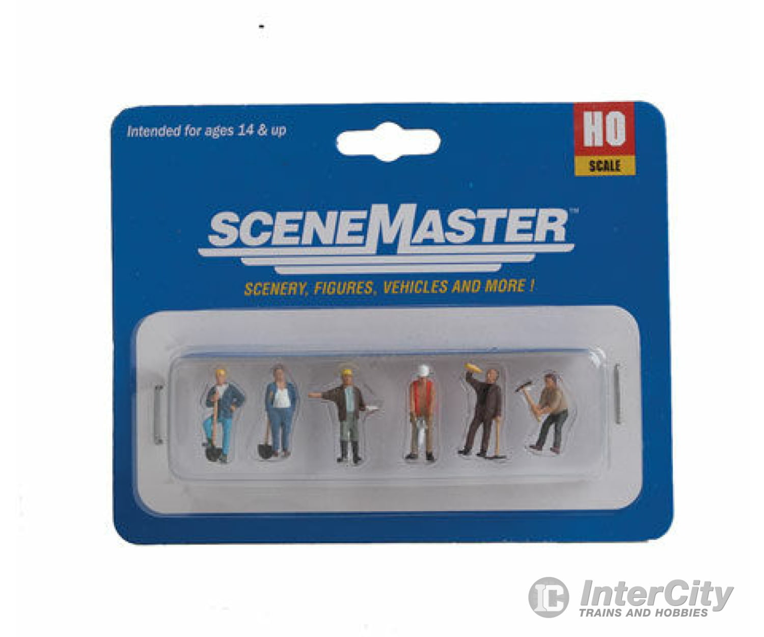 Walthers Scenemaster 6022 Construction Workers Pkg(6) - Set #1 Figures