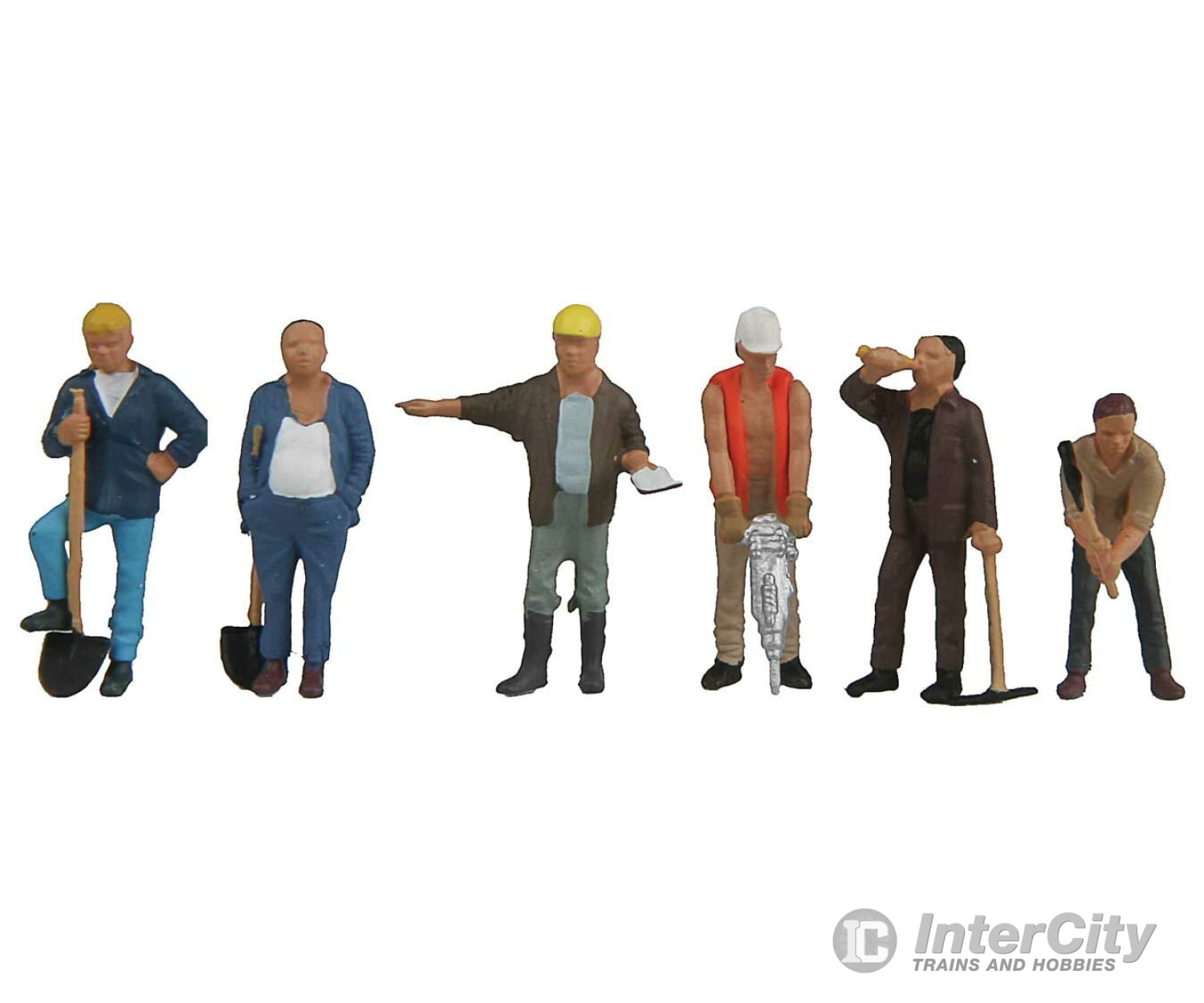 Walthers Scenemaster 6022 Construction Workers Pkg(6) - Set #1 Figures