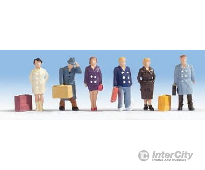 Walthers Scenemaster 6023 City Travelers -- Pkg(6) Figures