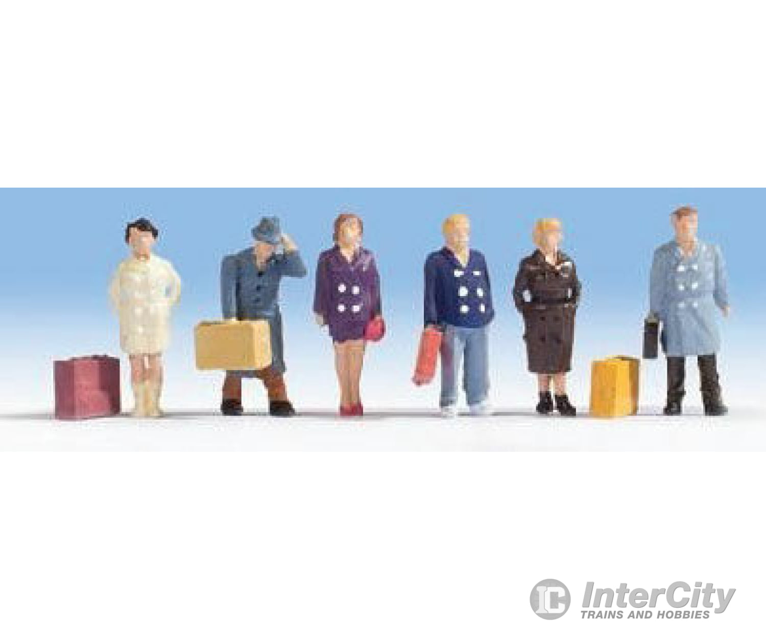 Walthers Scenemaster 6023 City Travelers -- Pkg(6) Figures