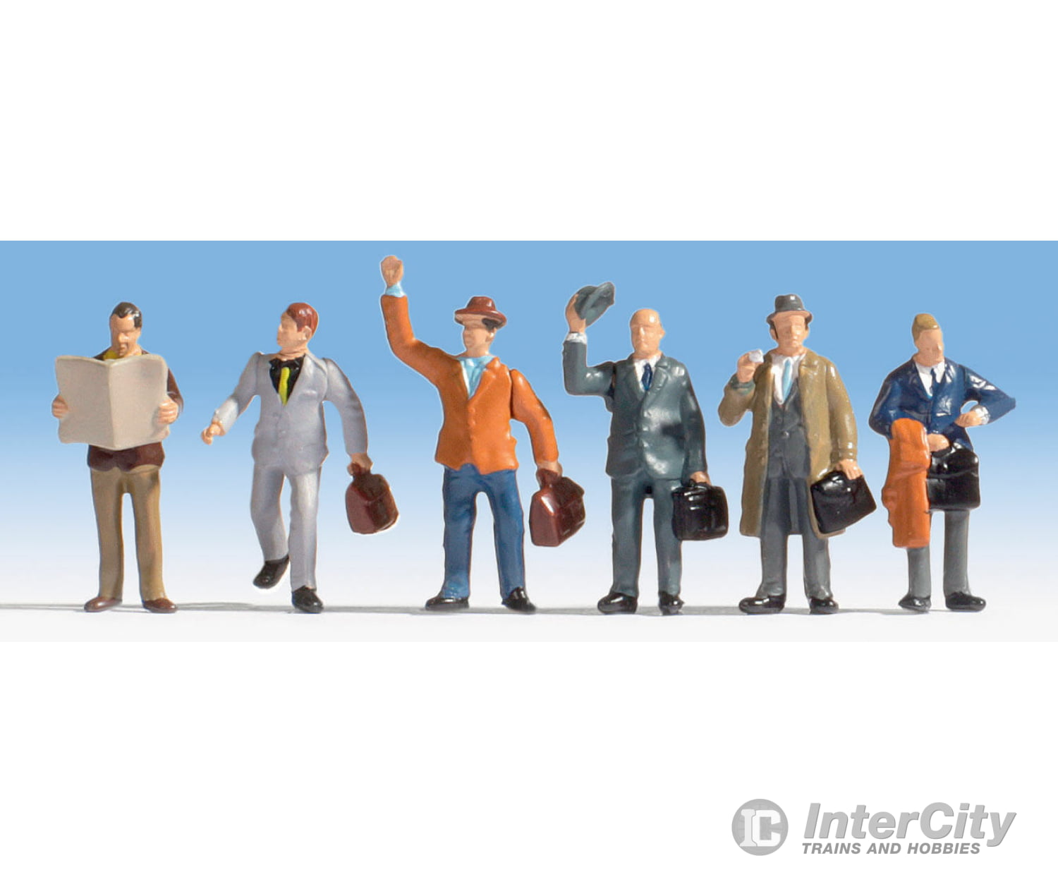 Walthers Scenemaster 6024 Business Travelers -- Pkg(6) Figures