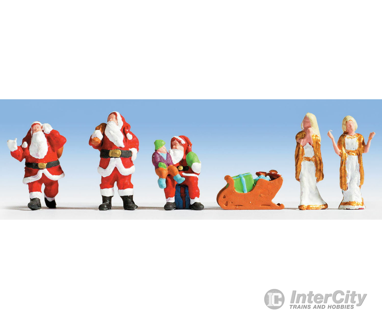 Walthers Scenemaster 6031 Christmas Figures -- Pkg(6)