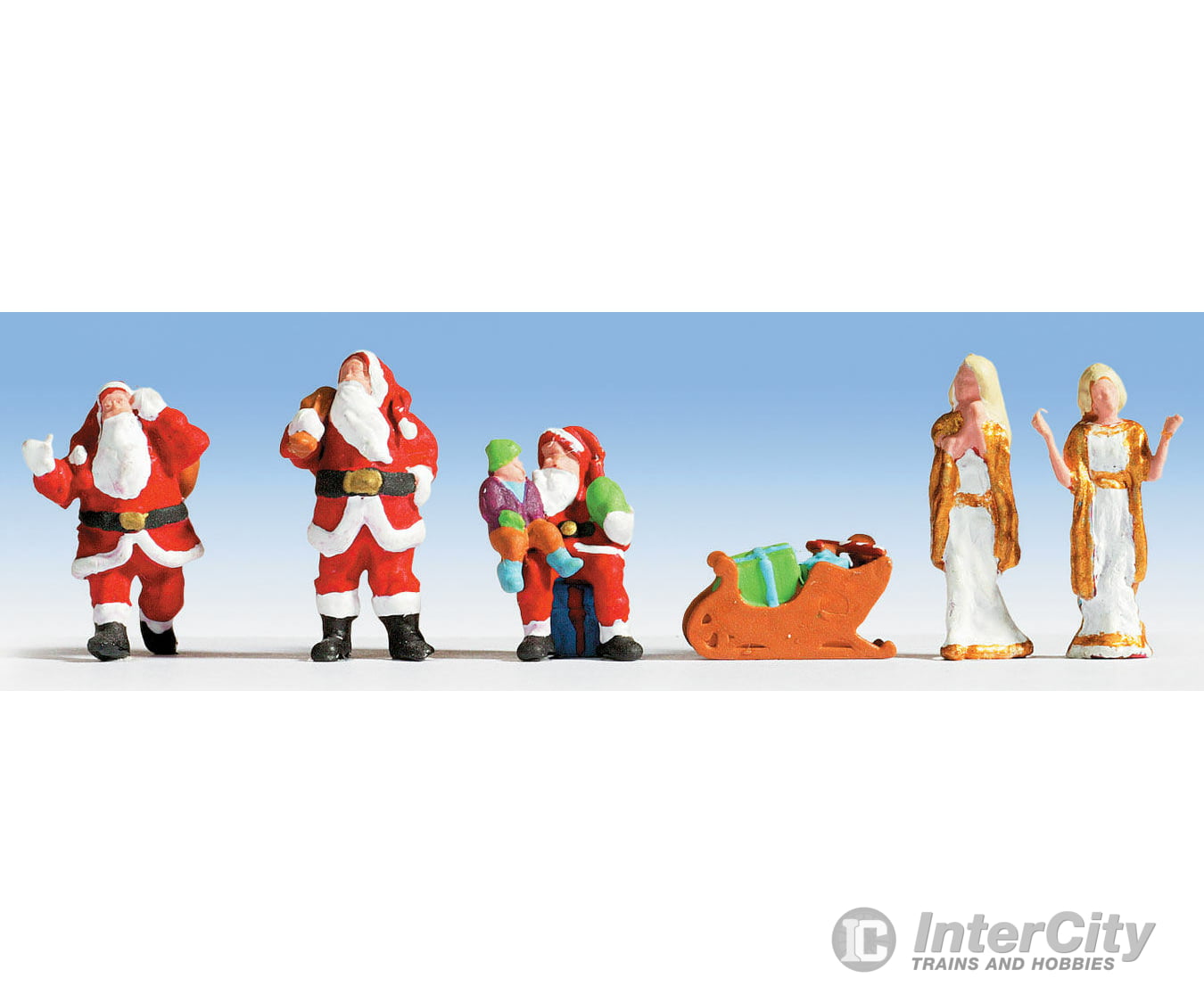 Walthers Scenemaster 6031 Christmas Figures -- Pkg(6)