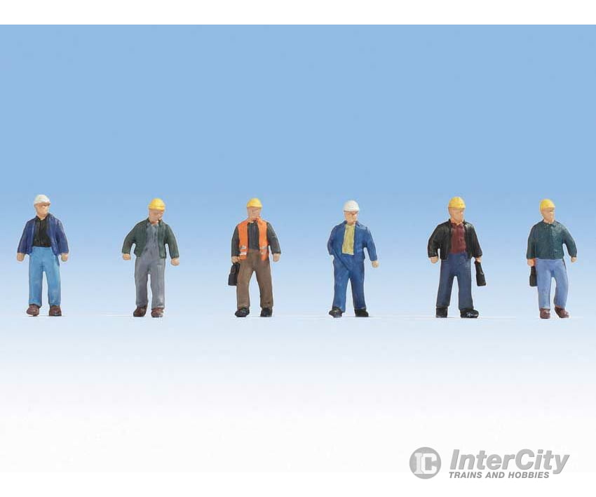 Walthers Scenemaster 6047 Construction Workers Pkg(6) - Set #2 Figures