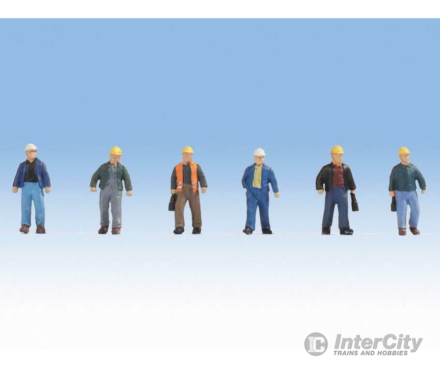 Walthers Scenemaster 6047 Construction Workers Pkg(6) - Set #2 Figures