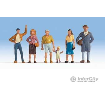 Walthers Scenemaster 6055 Pedestrians Pkg(6) -- Set #1 Figures
