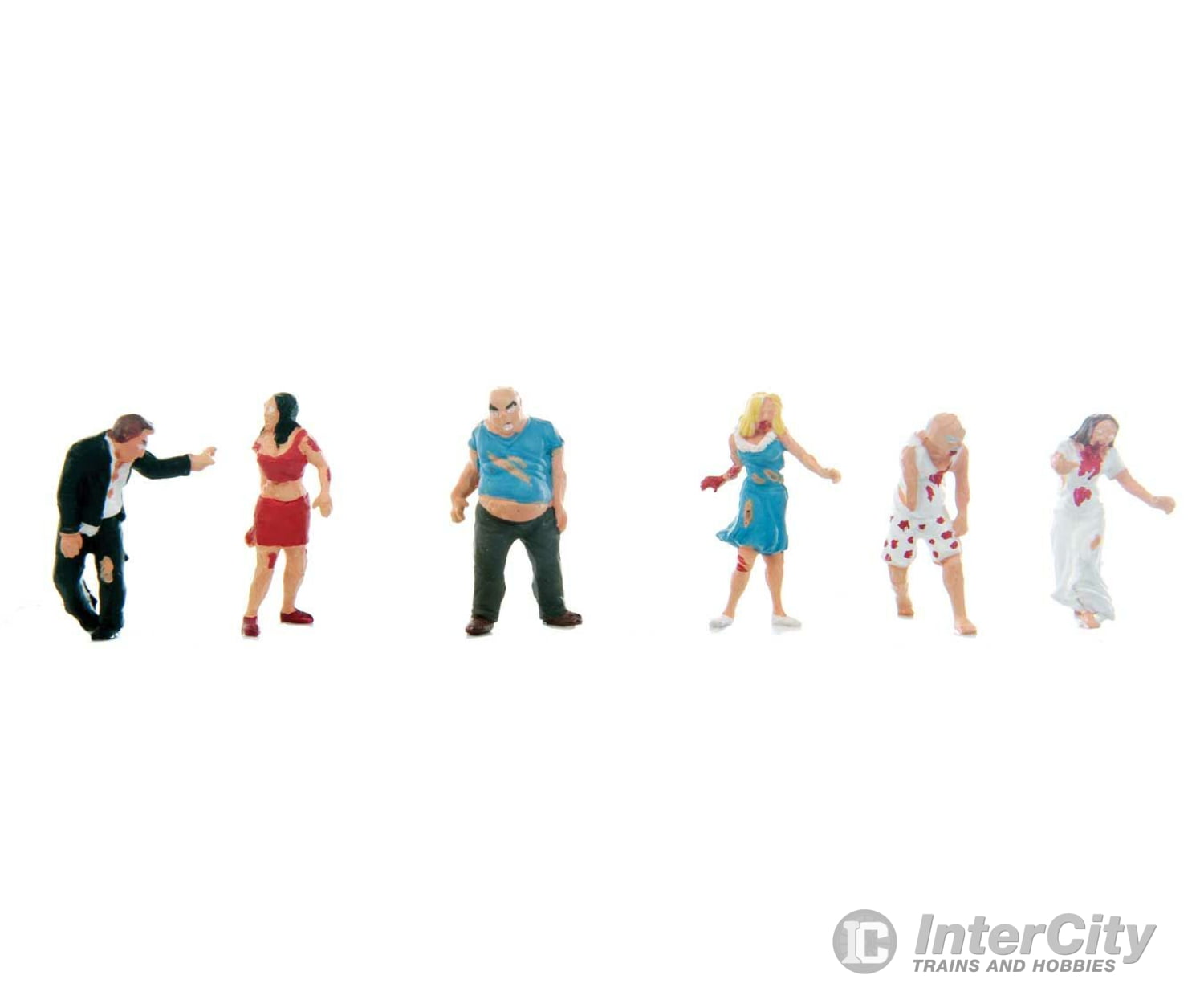 Walthers Scenemaster 6080 Zombies Pkg(6) Figures