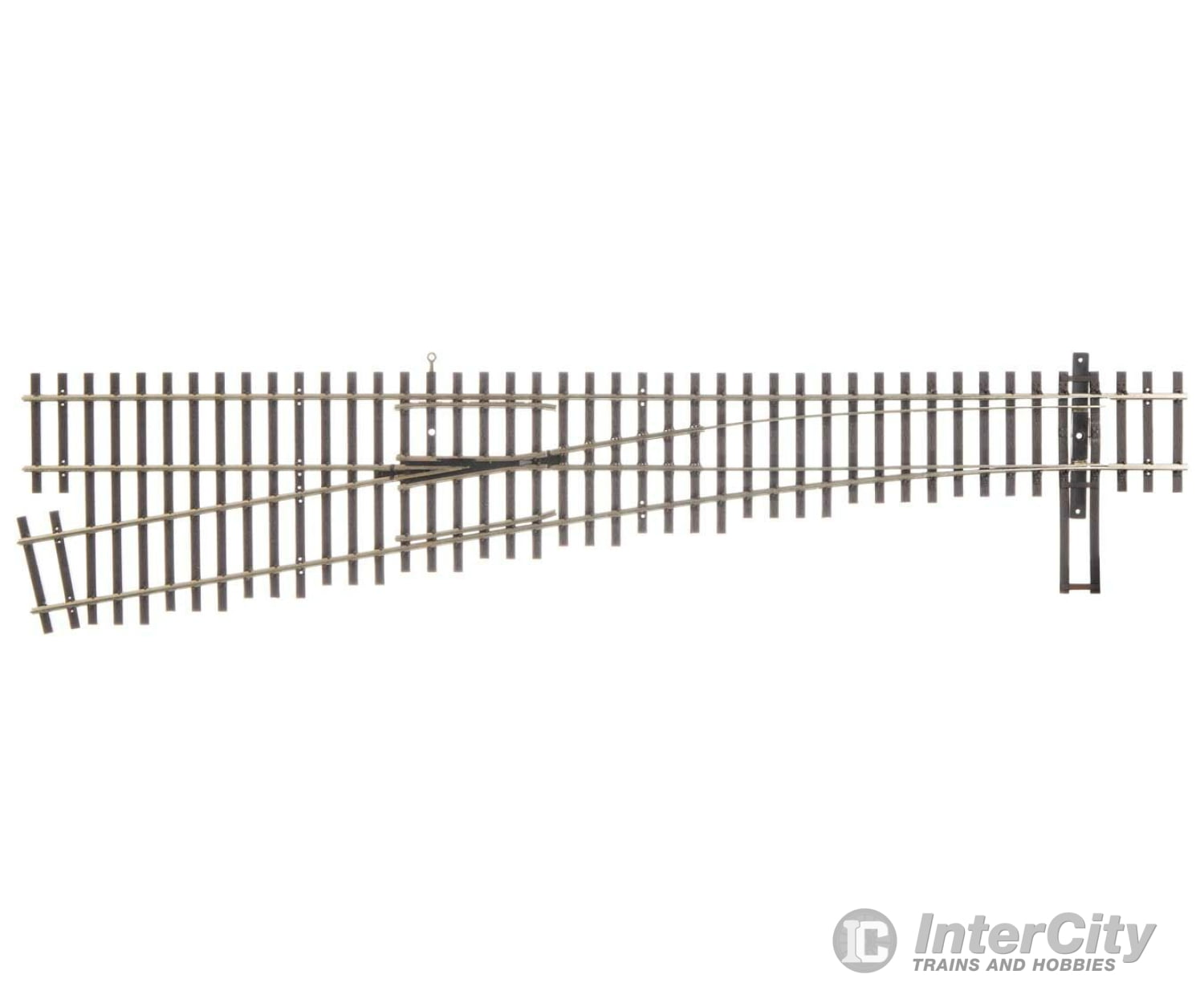 Walthers Scenemaster 70017 Code 70 Nickel Silver Dcc Friendly Number 6 Turnout -- Left Hand Track &