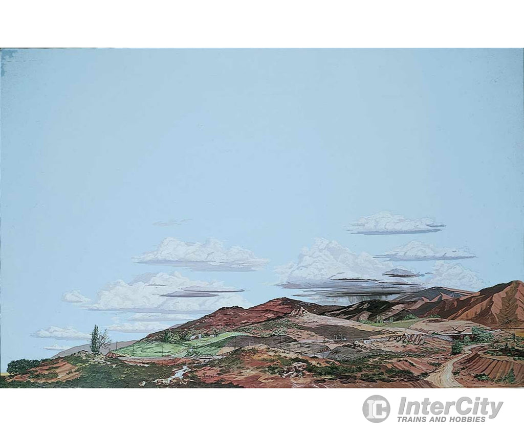 Walthers Scenemaster 708 Background Scene 24 X 36’ 60 90Cm - Instant Horizons(Tm) -- Country To