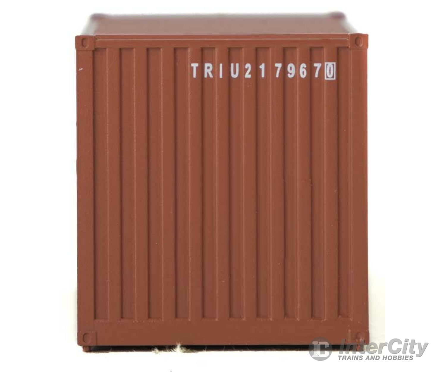 Walthers Scenemaster 8004 20’ Corrugated Container With Flat Panel - Assembled -- Triton (Brown