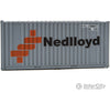 Walthers Scenemaster 8005 20’ Corrugated Container With Flat Panel - Assembled -- Ned-Lloyd (Gray