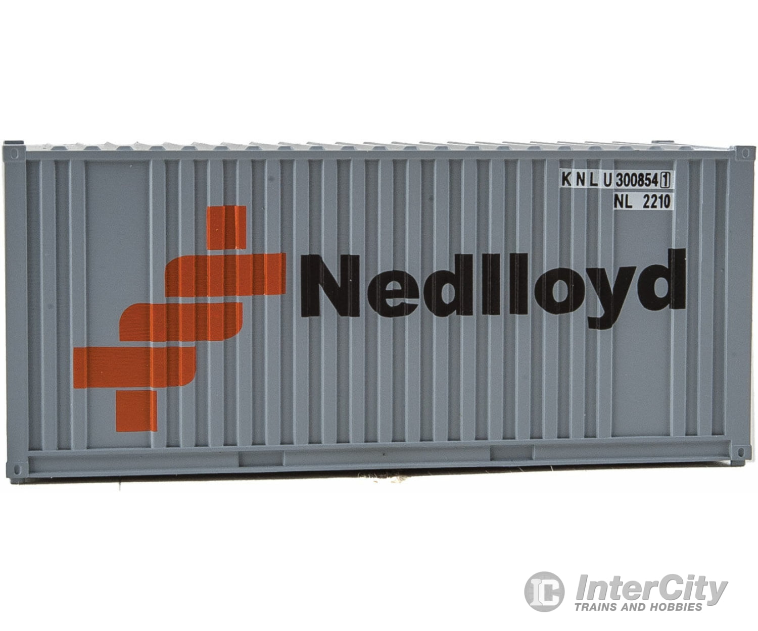 Walthers Scenemaster 8005 20’ Corrugated Container With Flat Panel - Assembled -- Ned-Lloyd (Gray