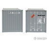 Walthers Scenemaster 8005 20’ Corrugated Container With Flat Panel - Assembled -- Ned-Lloyd (Gray