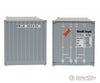 Walthers Scenemaster 8005 20’ Corrugated Container With Flat Panel - Assembled -- Ned-Lloyd (Gray