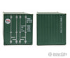 Walthers Scenemaster 8008 20’ Corrugated Container With Flat Panel - Assembled -- Linea Mexicana