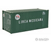 Walthers Scenemaster 8008 20’ Corrugated Container With Flat Panel - Assembled -- Linea Mexicana