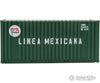 Walthers Scenemaster 8008 20’ Corrugated Container With Flat Panel - Assembled -- Linea Mexicana