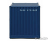 Walthers Scenemaster 8009 20’ Corrugated Container With Flat Panel - Assembled -- Cast (Blue