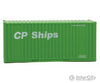 Walthers Scenemaster 8010 20’ Corrugated Container With Flat Panel - Assembled -- Cp Ships (Green