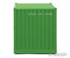 Walthers Scenemaster 8010 20’ Corrugated Container With Flat Panel - Assembled -- Cp Ships (Green