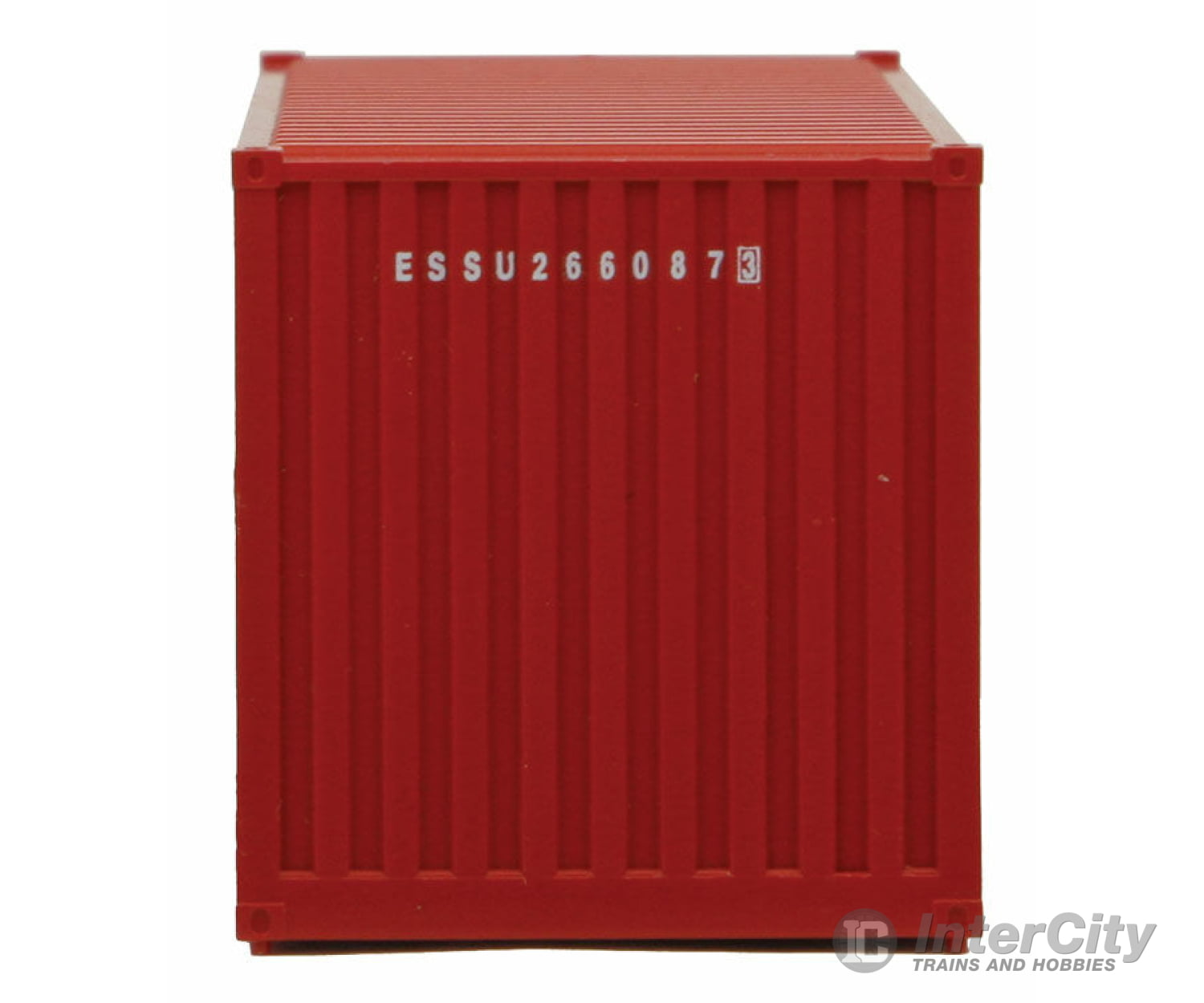 Walthers Scenemaster 8013 20’ Corrugated Container With Flat Panel - Assembled -- K-Line (Red