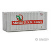 Walthers Scenemaster 8014 20’ Corrugated Container With Flat Panel - Assembled -- Mitsui Osk