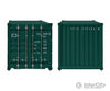 Walthers Scenemaster 8056 20’ Corrugated Container - Assembled -- China Shipping (Green White;