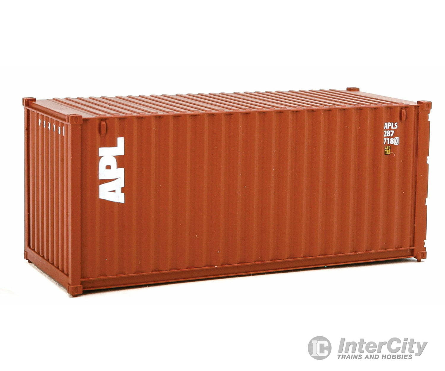 Walthers Scenemaster 8061 20’ Corrugated Container - Assembled -- American President Lines (Brown