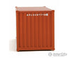 Walthers Scenemaster 8061 20’ Corrugated Container - Assembled -- American President Lines (Brown