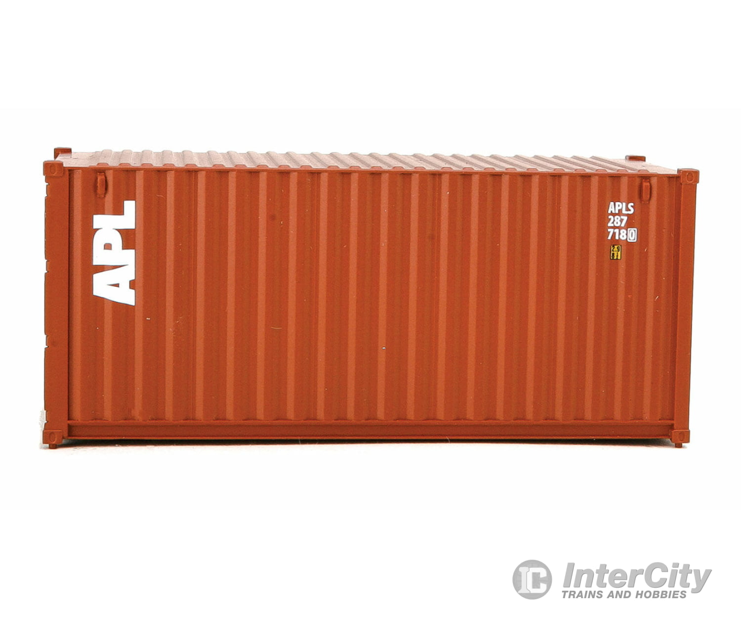 Walthers Scenemaster 8061 20’ Corrugated Container - Assembled -- American President Lines (Brown