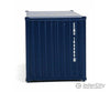 Walthers Scenemaster 8062 20’ Corrugated Container - Assembled -- Cma (Blue White Red) Freight