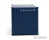 Walthers Scenemaster 8064 20’ Corrugated Container - Assembled -- Ge Seaco (Blue White Red)