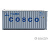 Walthers Scenemaster 8071 20’ Corrugated Container - Assembled -- China Ocean Shipping Company