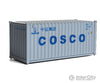 Walthers Scenemaster 8071 20’ Corrugated Container - Assembled -- China Ocean Shipping Company