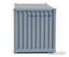 Walthers Scenemaster 8071 20’ Corrugated Container - Assembled -- China Ocean Shipping Company
