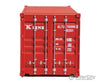 Walthers Scenemaster 8073 20’ Corrugated Container - Assembled -- K-Line (Red White) Freight