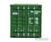 Walthers Scenemaster 8076 20’ Corrugated Container - Assembled -- Uasc (Green White Red) Freight