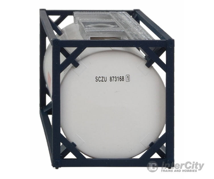 Walthers Scenemaster 8101 20’ Tank Container - Kit -- Seaco Freight Loads & Containers
