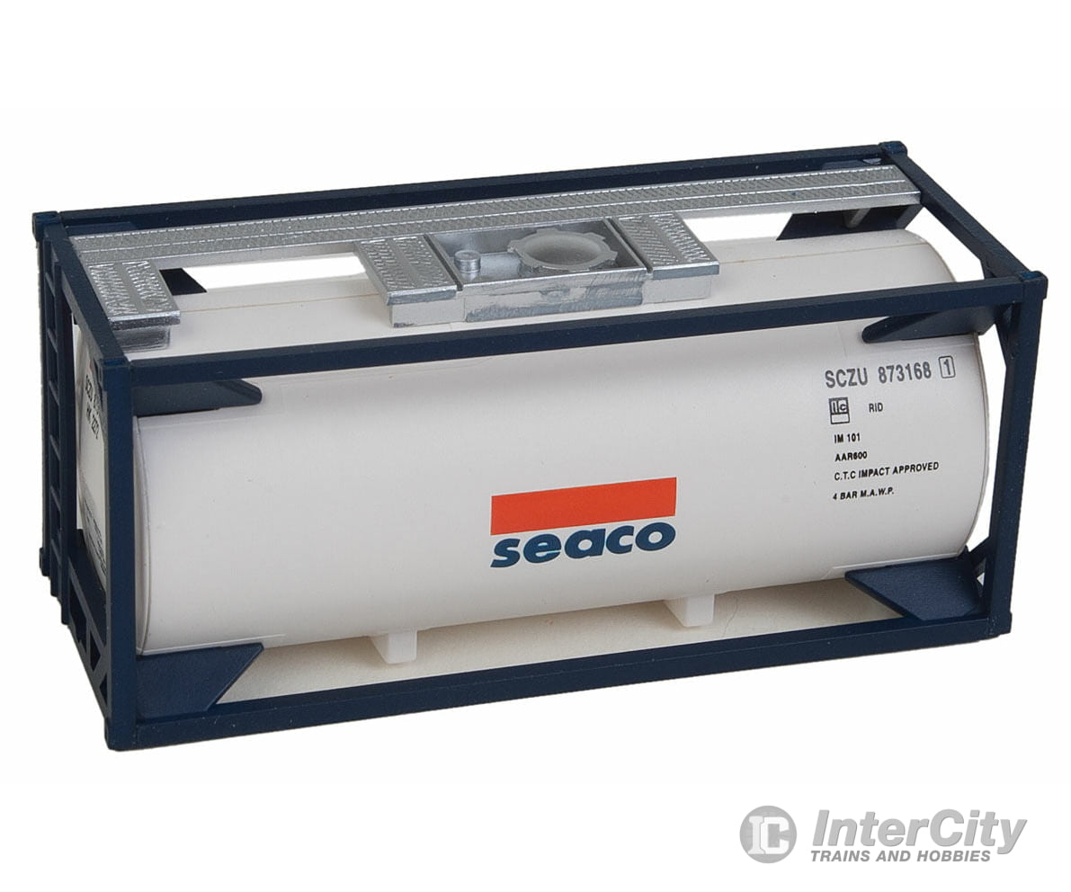 Walthers Scenemaster 8101 20’ Tank Container - Kit -- Seaco Freight Loads & Containers