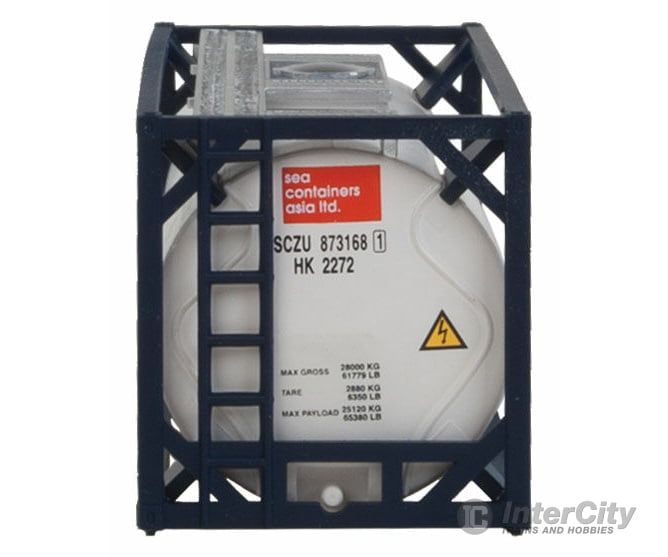 Walthers Scenemaster 8101 20’ Tank Container - Kit -- Seaco Freight Loads & Containers