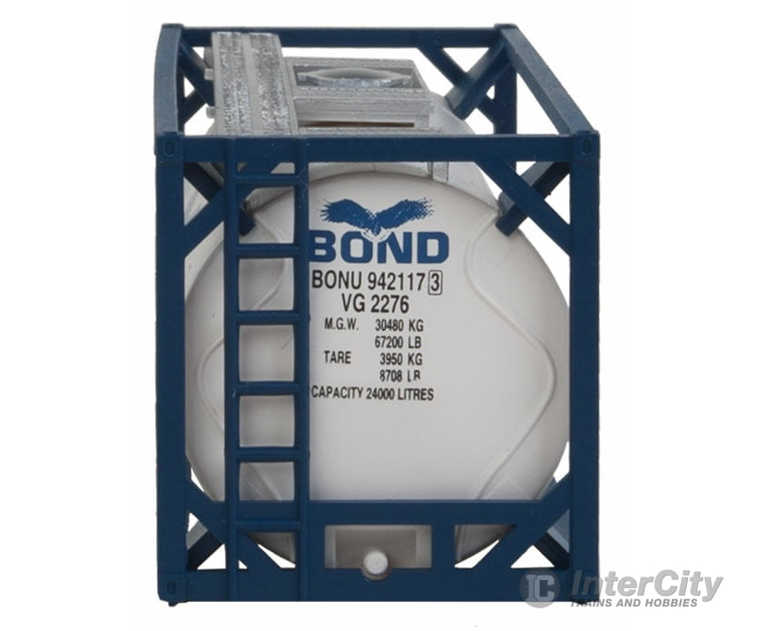 Walthers Scenemaster 8103 20’ Tank Container - Kit -- Bond Freight Loads & Containers