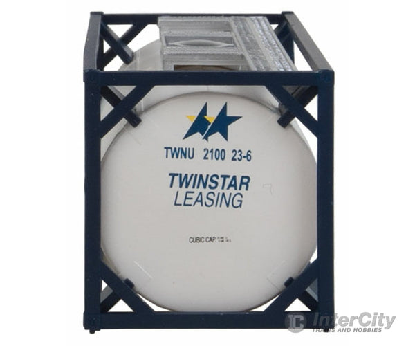 Walthers Scenemaster 8106 20’ Tank Container - Kit -- Twinstar Leasing Freight Loads & Containers