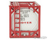 Walthers Scenemaster 8108 20’ Tank Container - Kit -- Hoyer (White Red) Freight Loads & Containers