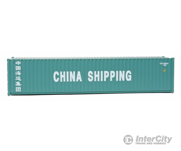 Walthers Scenemaster 8151 40’ Corrugated Container - Assembled -- China Shipping (Green White)