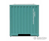 Walthers Scenemaster 8151 40’ Corrugated Container - Assembled -- China Shipping (Green White)
