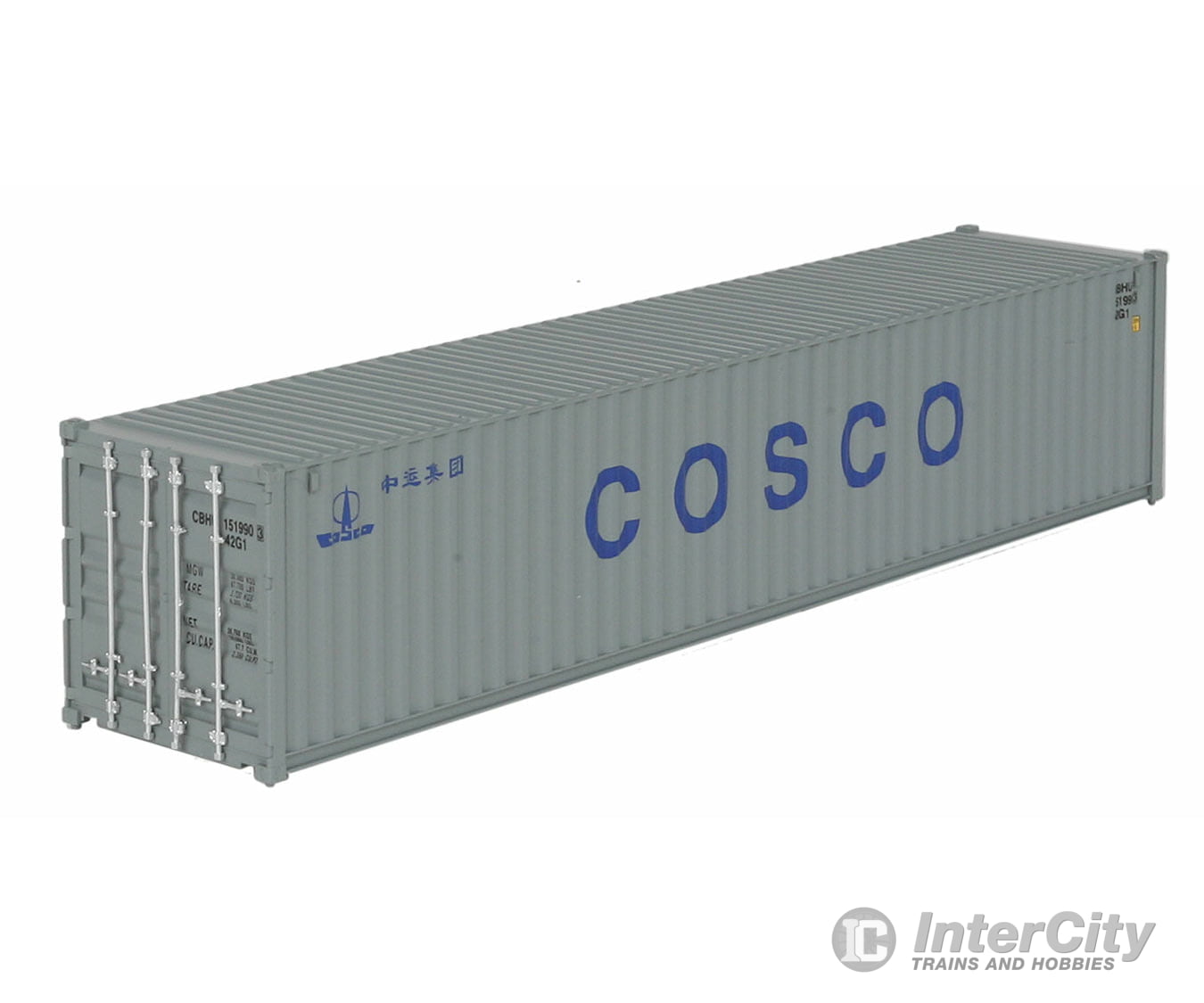 Walthers Scenemaster 8155 40’ Corrugated Container - Assembled -- China Ocean Shipping Co.