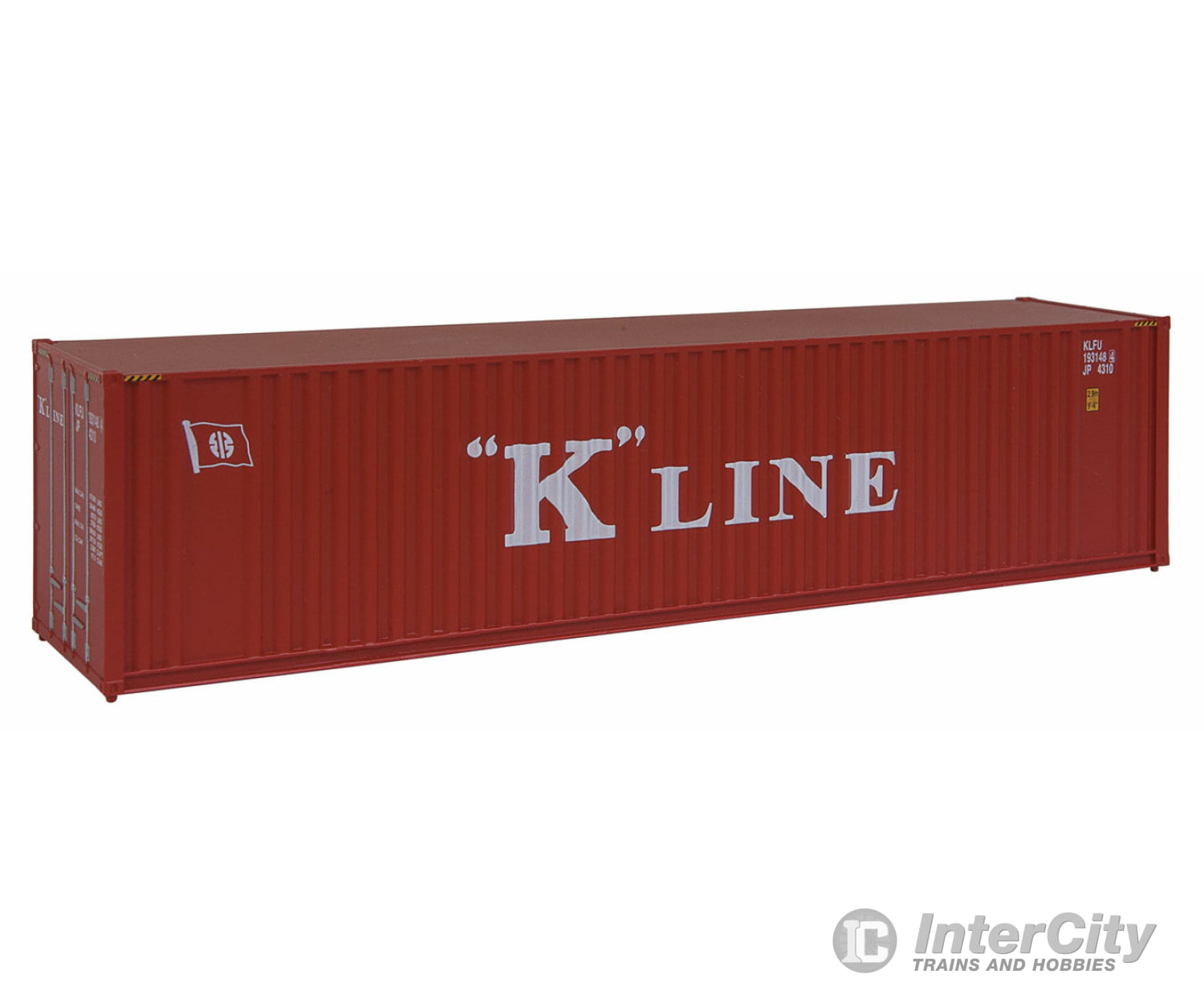 Walthers Scenemaster 8203 40’ Hi Cube Corrugated Container W/Flat Roof - Assembled -- K-Line