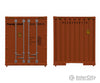 Walthers Scenemaster 8204 40’ Hi Cube Corrugated Container W/Flat Roof - Assembled -- Hapag-Lloyd